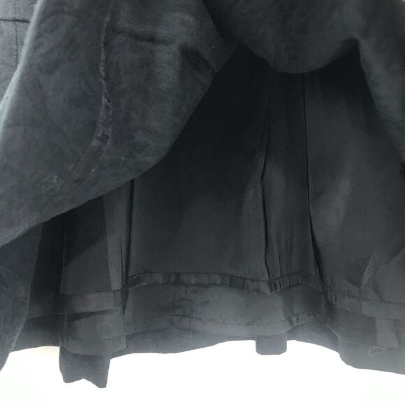 J. Crew Black Textured Jacquard Drop Waist Pleated Mini Skirt NEW - Picture 11 of 13